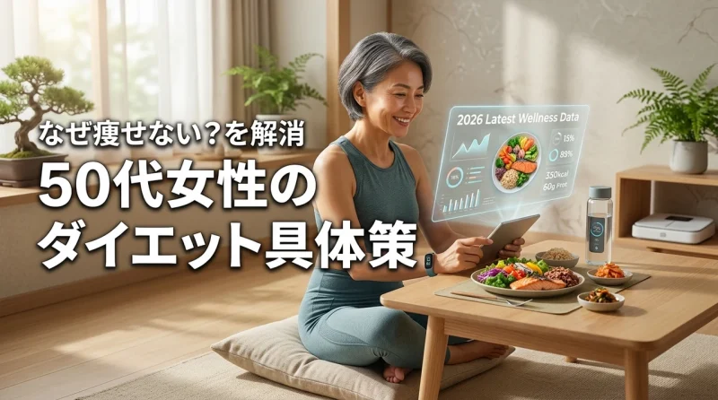 なぜ痩せない？50代女性のダイエットを成功に導く2026最新版の具体策を紹介