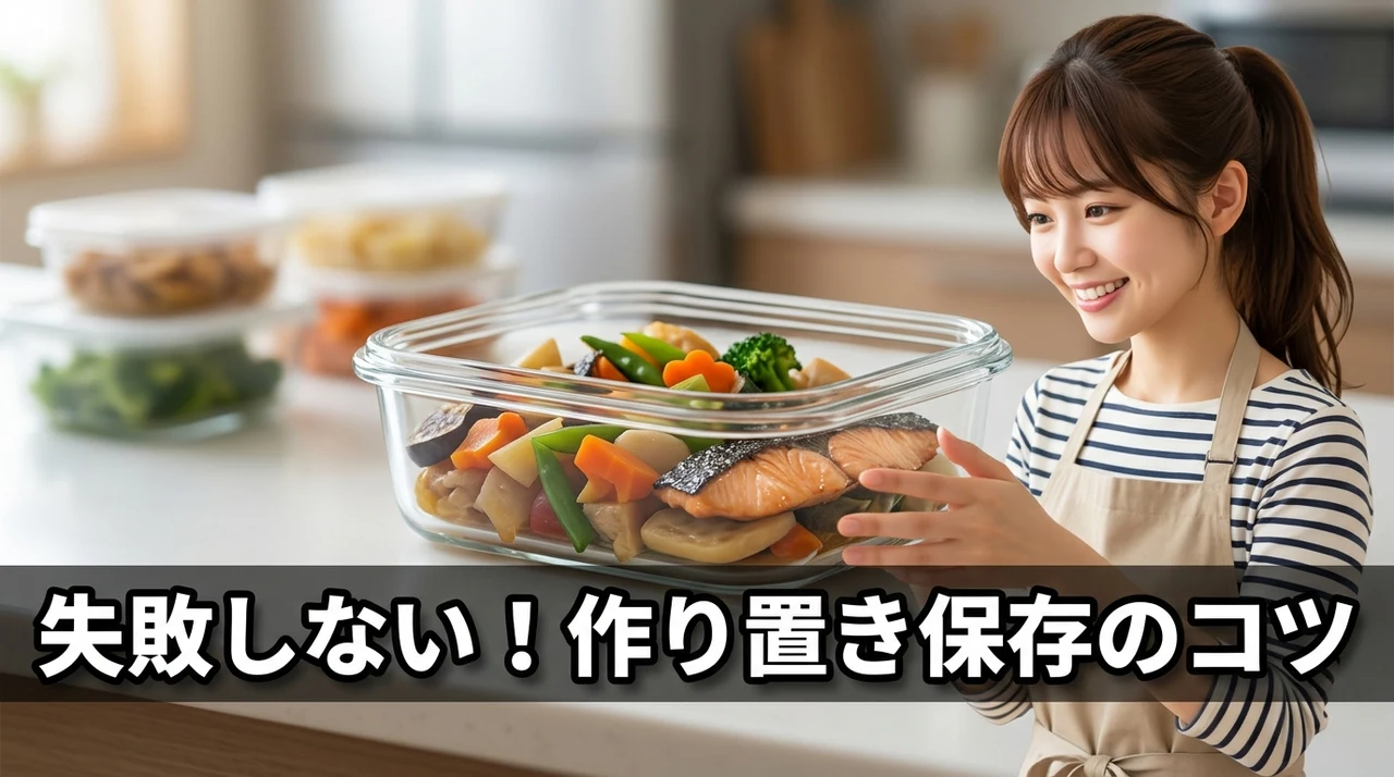 作り置きレシピを保存する際の注意点
