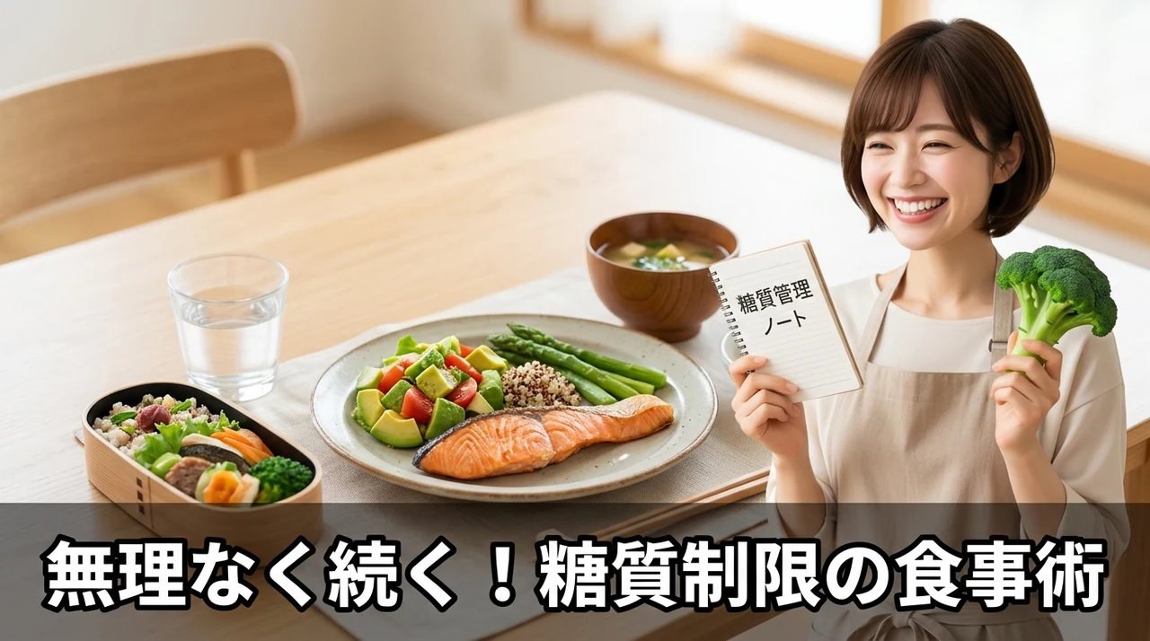 糖質制限ダイエットを継続する食事のコツ