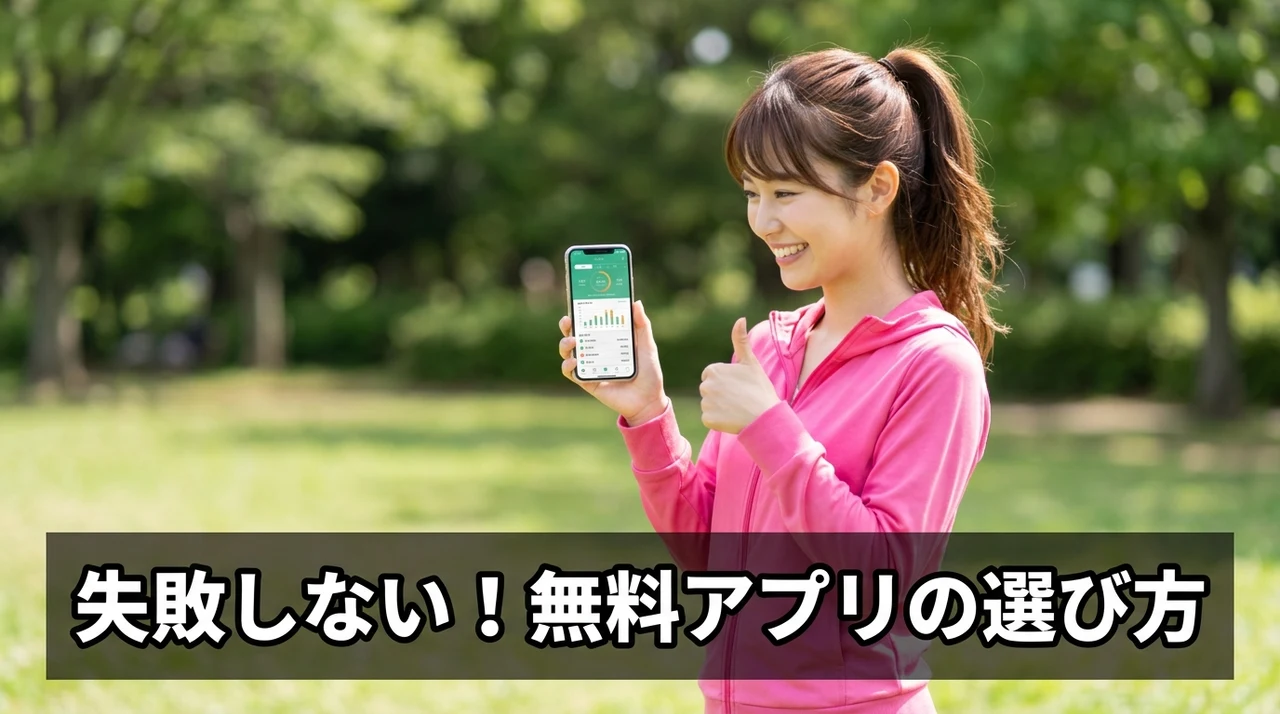 無料ダイエットアプリの選び方