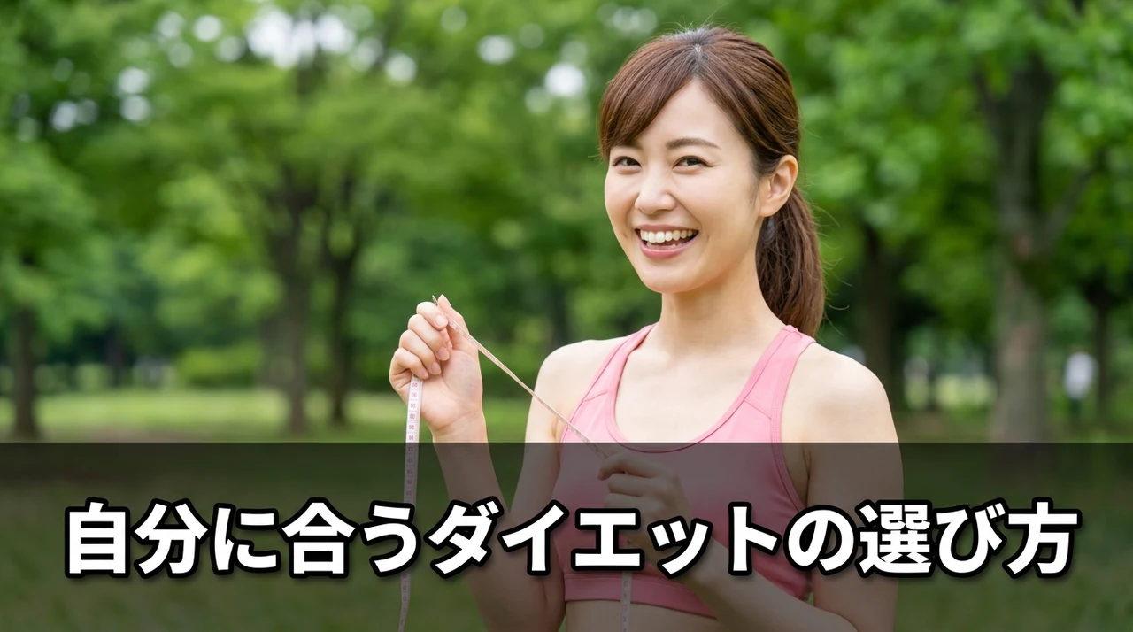 自分に合うダイエットの選び方