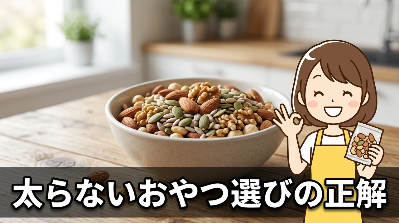 太りにくいおやつの選び方