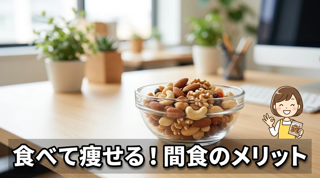 ダイエット中に間食するメリット