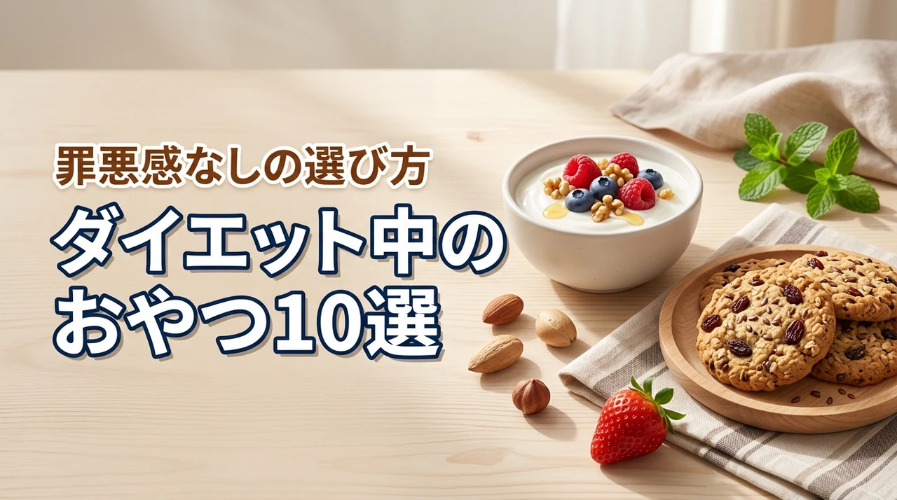 ダイエット中におやつはNG?罪悪感なしのおすすめ10選と太りにくい選び方のコツ