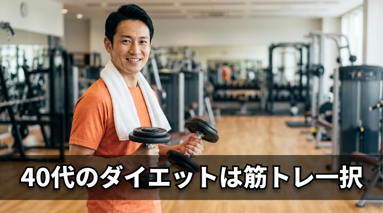40代男性のダイエットに筋トレが最適な理由