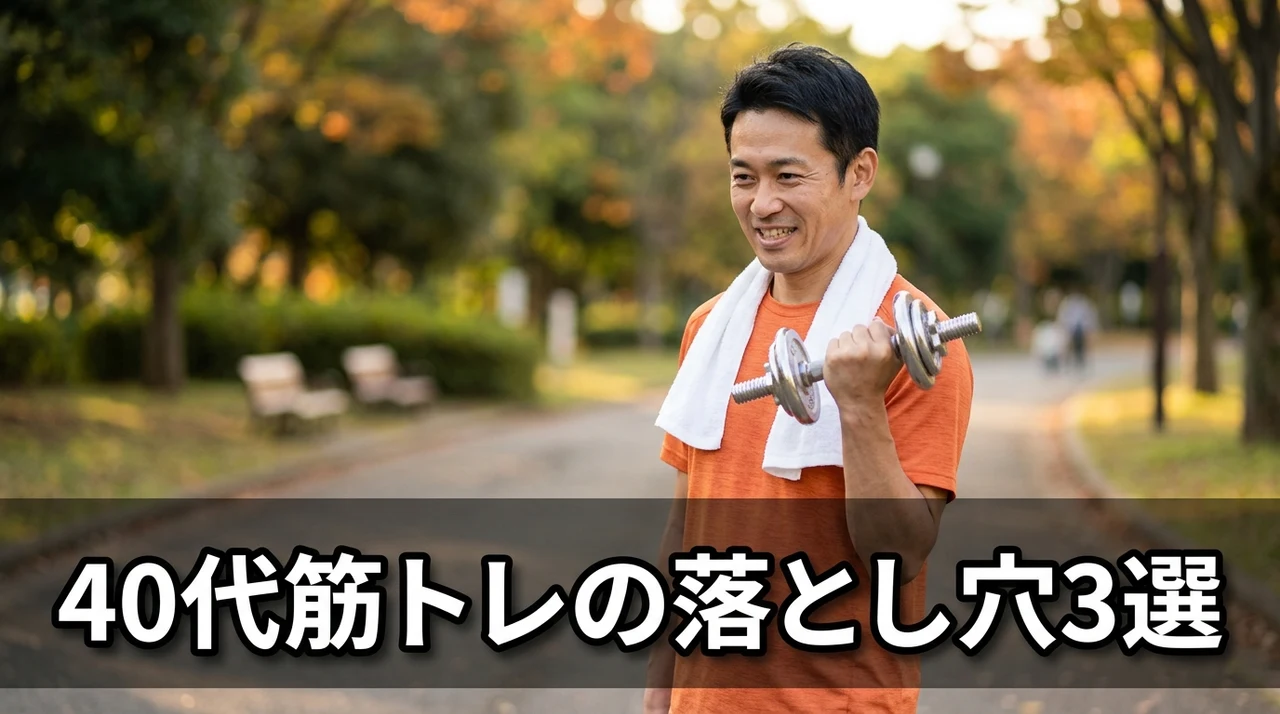 40代から筋トレを始めるデメリット3つ