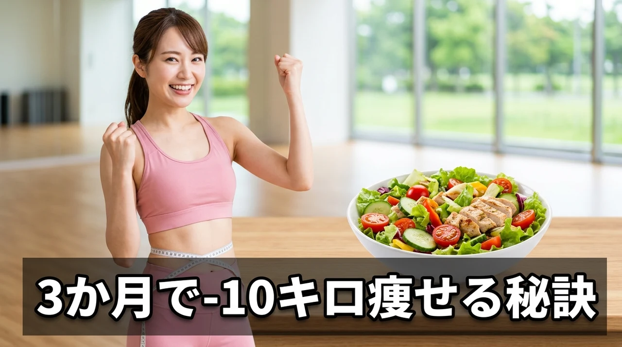 3か月でマイナス10キロのダイエットを成功させる秘訣
