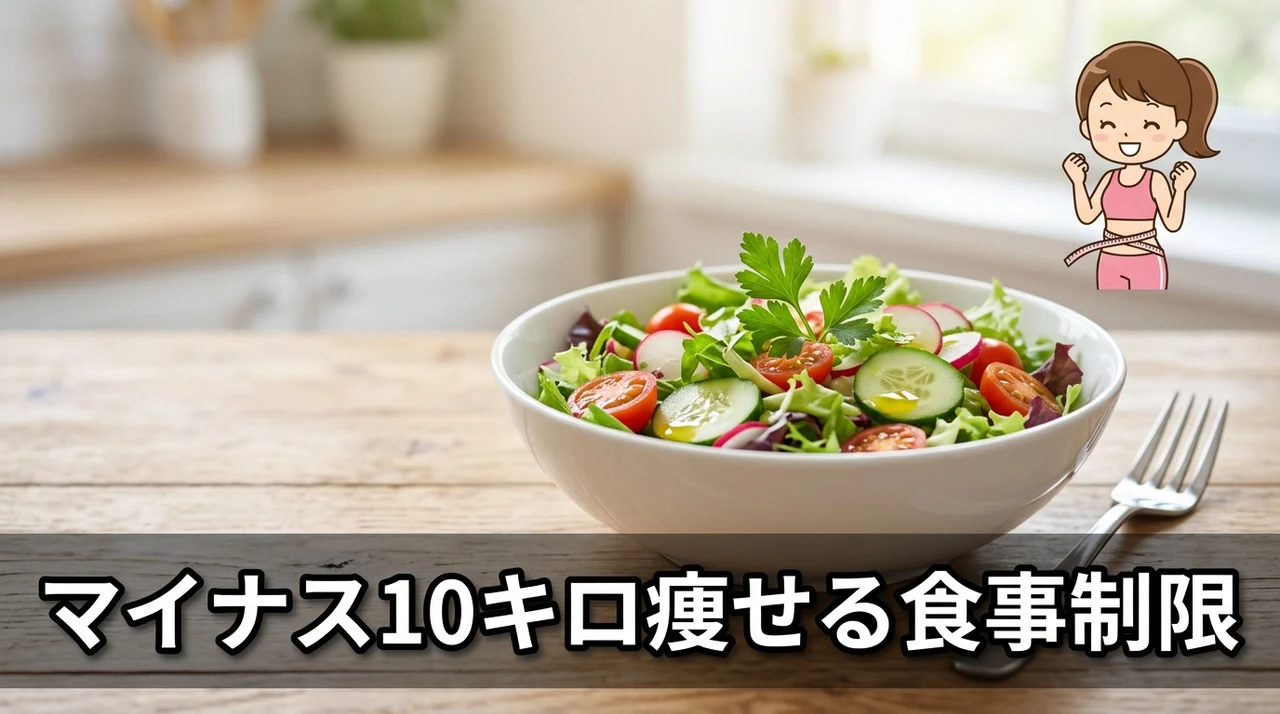 マイナス10キロ痩せる食事制限のポイント3選