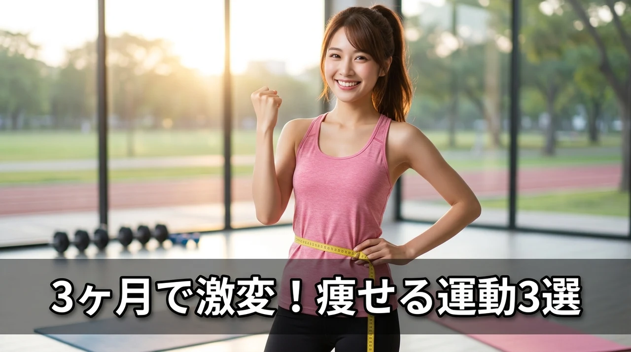 ダイエット効果を高める3か月の運動メニュー3選