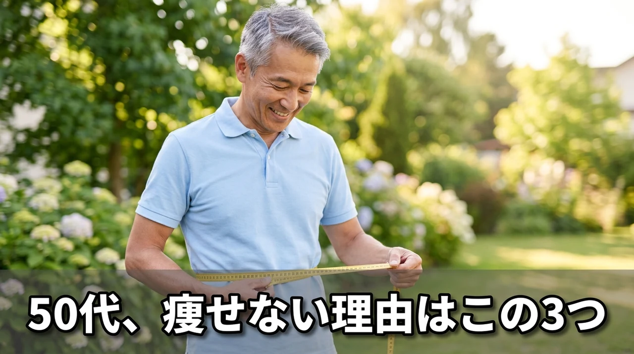 50代が太りやすく痩せにくい3つの原因