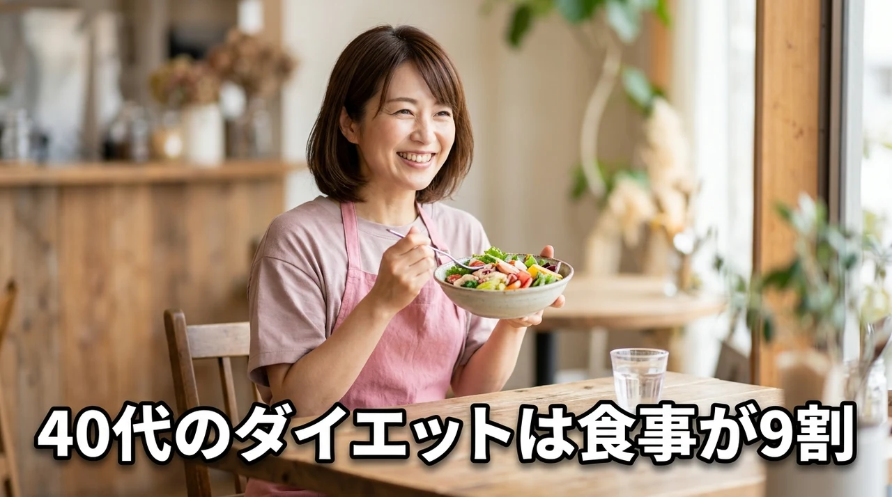 40代女性のダイエットを成功させる食事方法