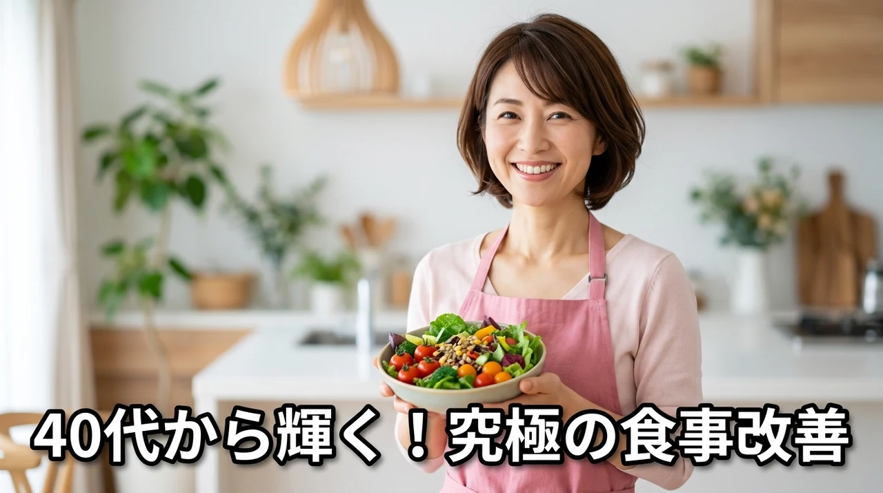 40代女性の食事を改善するメリット