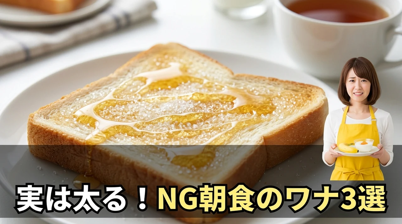 ダイエット中に避けたい朝食のデメリット3つ