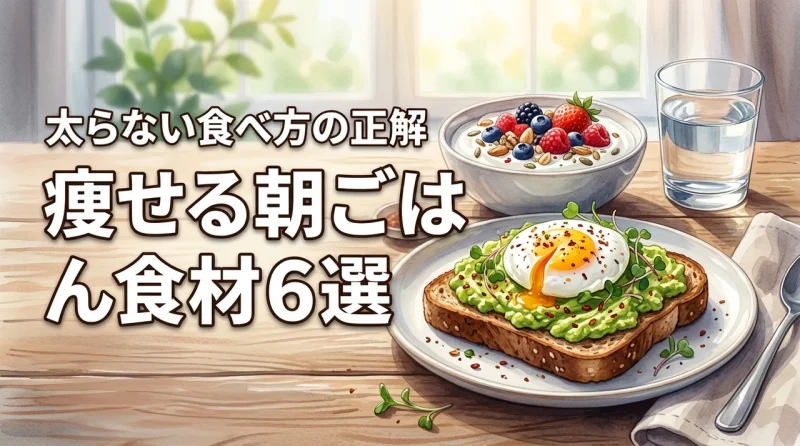 【痩せ体質へ】ダイエットにおススメの朝ごはん食材6選と太らない食べ方の正解