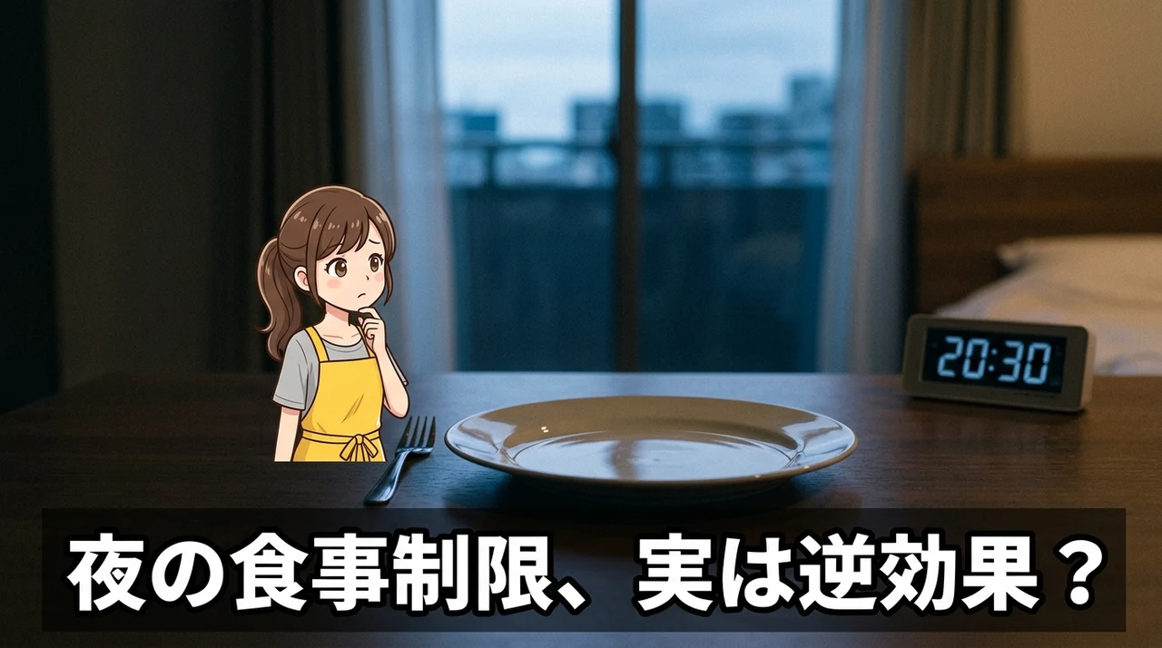 夜ご飯を制限しすぎるダイエットのデメリット