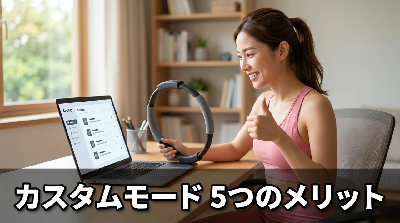 カスタムモードを活用するメリット5つ