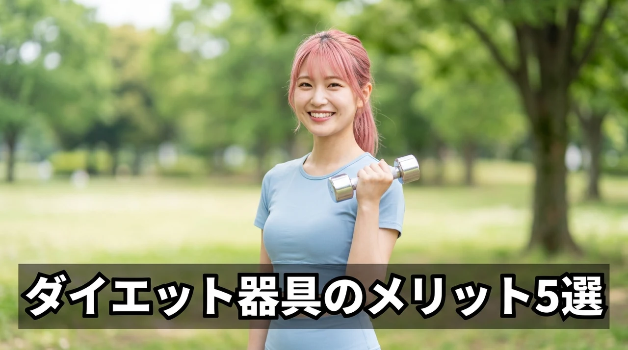 ダイエット器具を使うメリット5つ