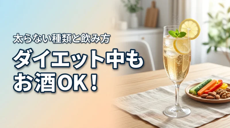 ダイエット中でもアルコールは飲める？太らないお酒・おすすめ・飲み方を徹底解説