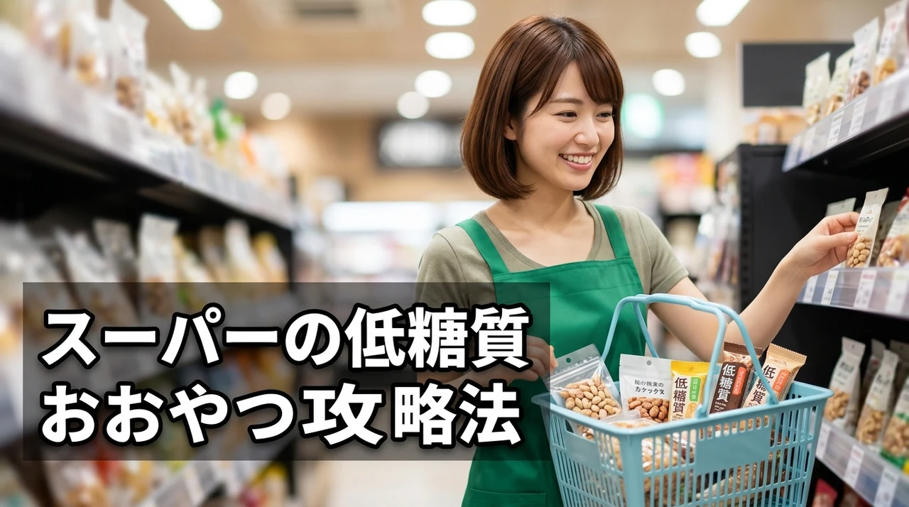 低糖質なおやつをスーパーで選ぶコツ