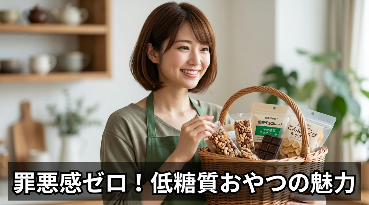 低糖質おやつを食べるメリット5つ