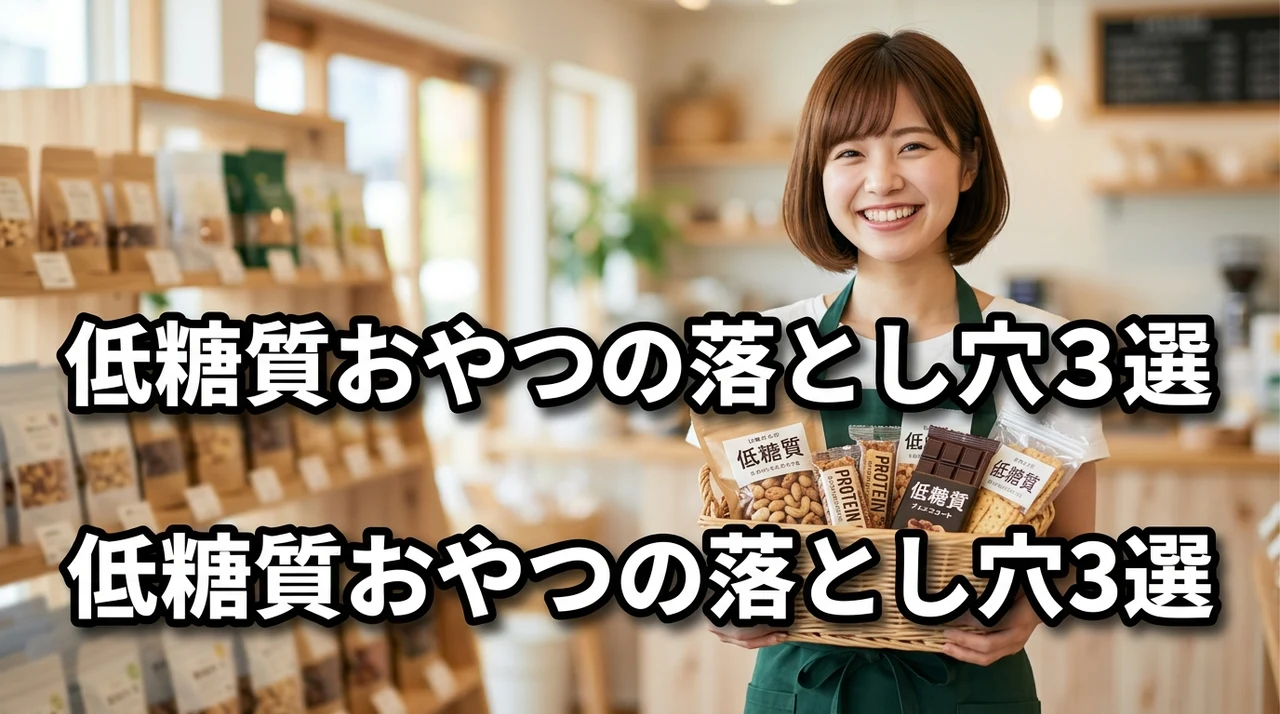 低糖質なおやつのデメリット3つ