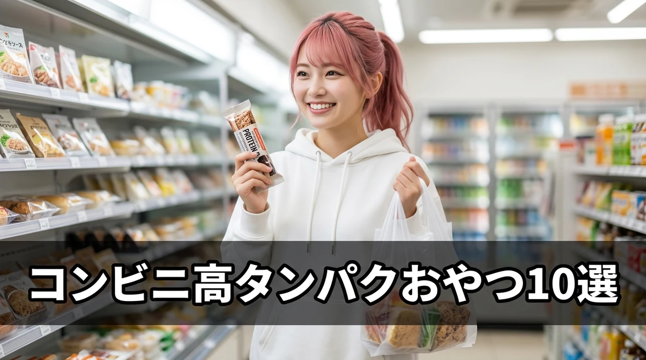 コンビニで買える高タンパクなおやつ10選