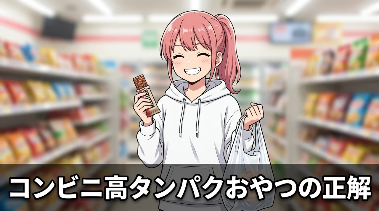 コンビニでの高タンパクおやつの選び方