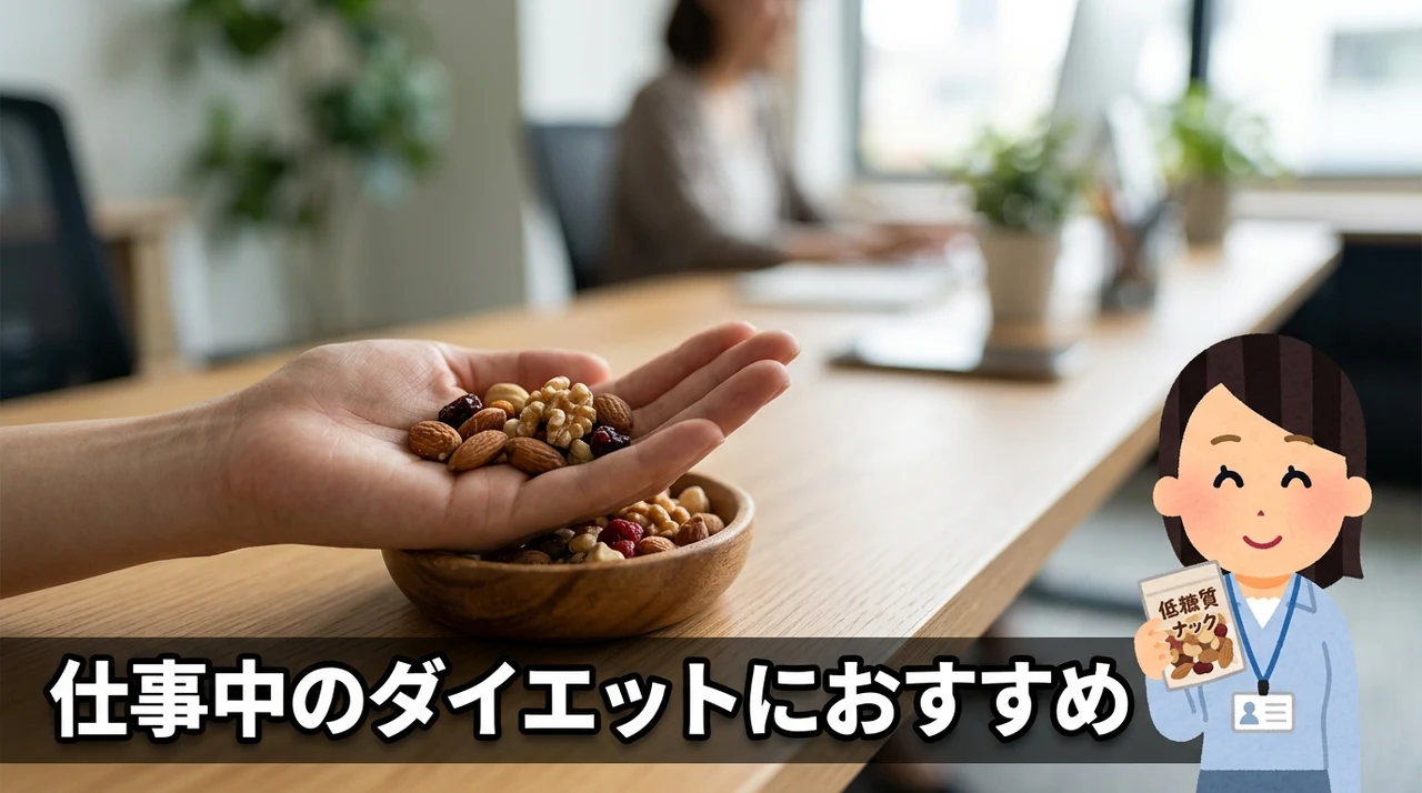 仕事中のダイエットにおすすめのおやつ5選