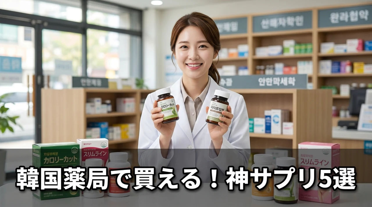 韓国の薬局でおすすめのダイエットサプリ5選