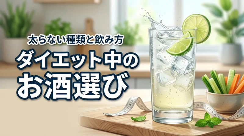 ダイエット中でもアルコールは飲める？太らないお酒・おすすめ・飲み方を徹底解説