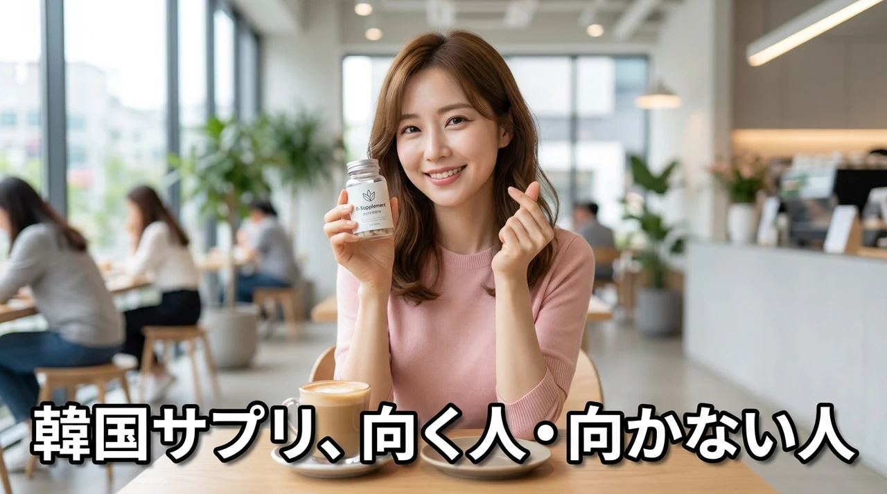 韓国サプリがおすすめな人とおすすめしない人