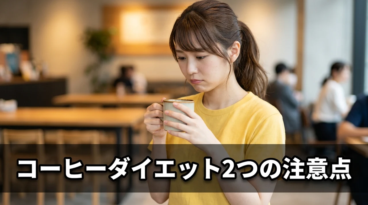コーヒーでダイエットを行うデメリット2つ