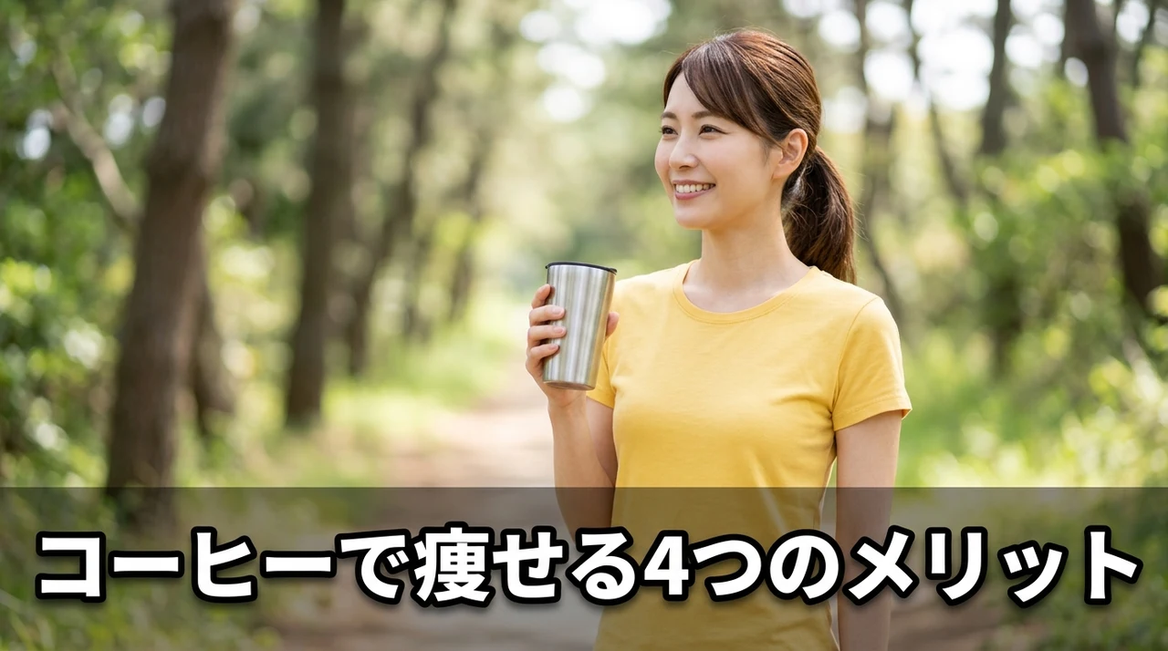 コーヒーでダイエットを行うメリット4つ