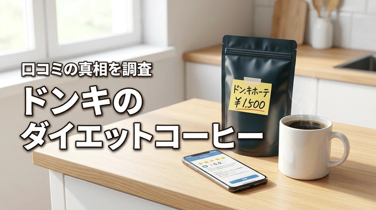 ドンキホーテで話題のダイエットコーヒーって実際どう？気になる口コミの真相を調査