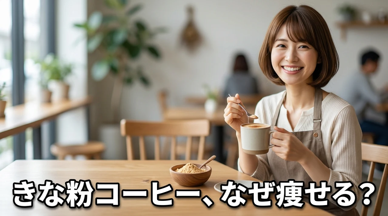きな粉コーヒーダイエットの効果と痩せる仕組み