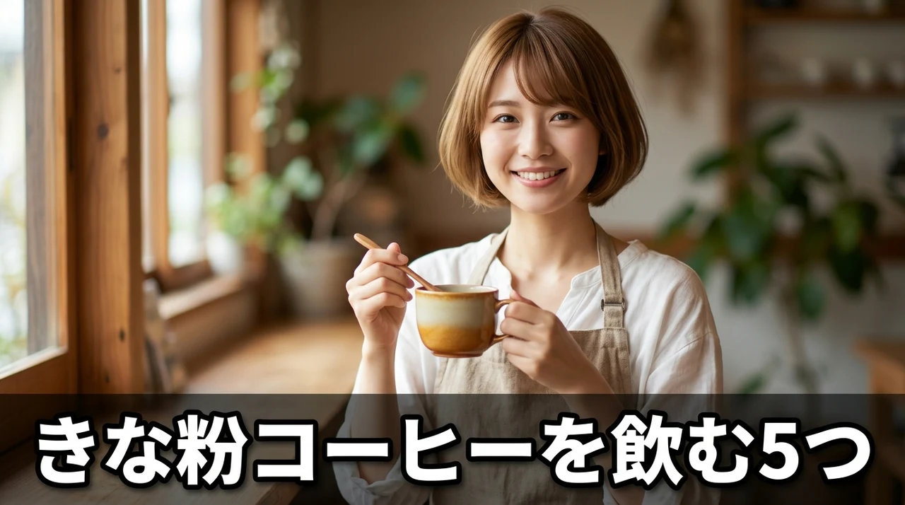 きな粉コーヒーを飲む5つのメリット