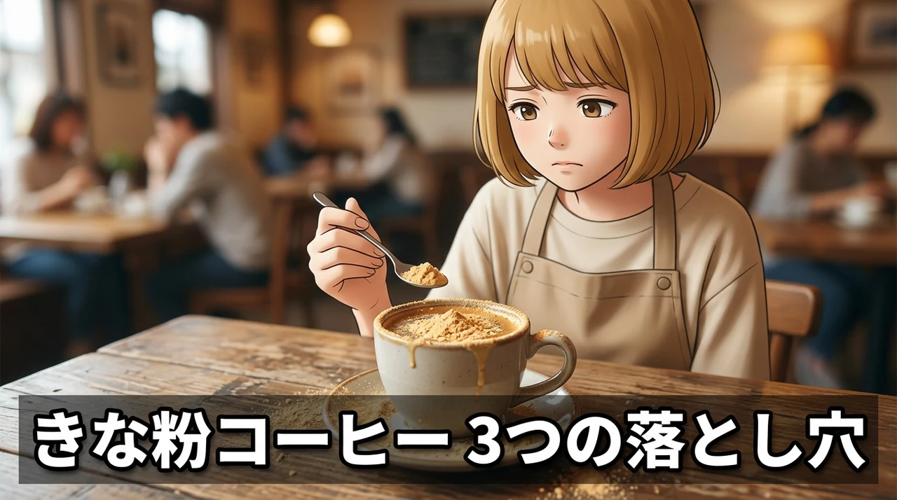 きな粉コーヒーの3つのデメリット