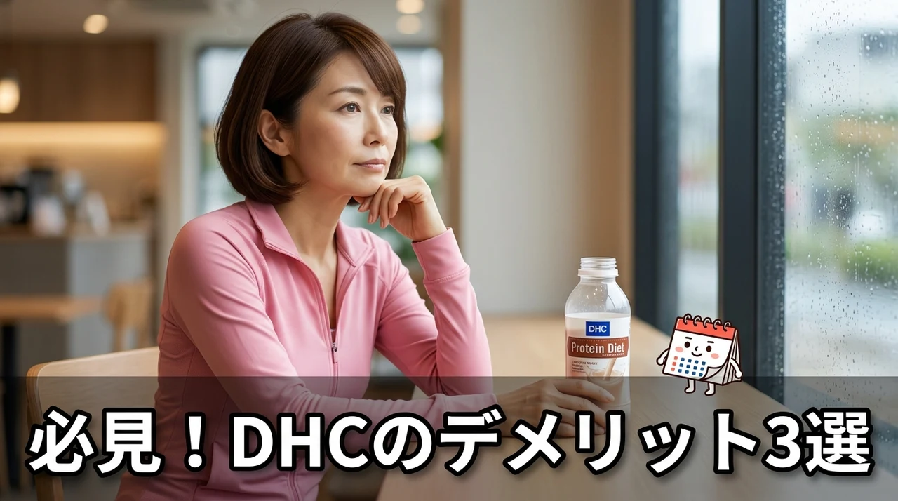 dhcプロテインダイエットのデメリット3つ