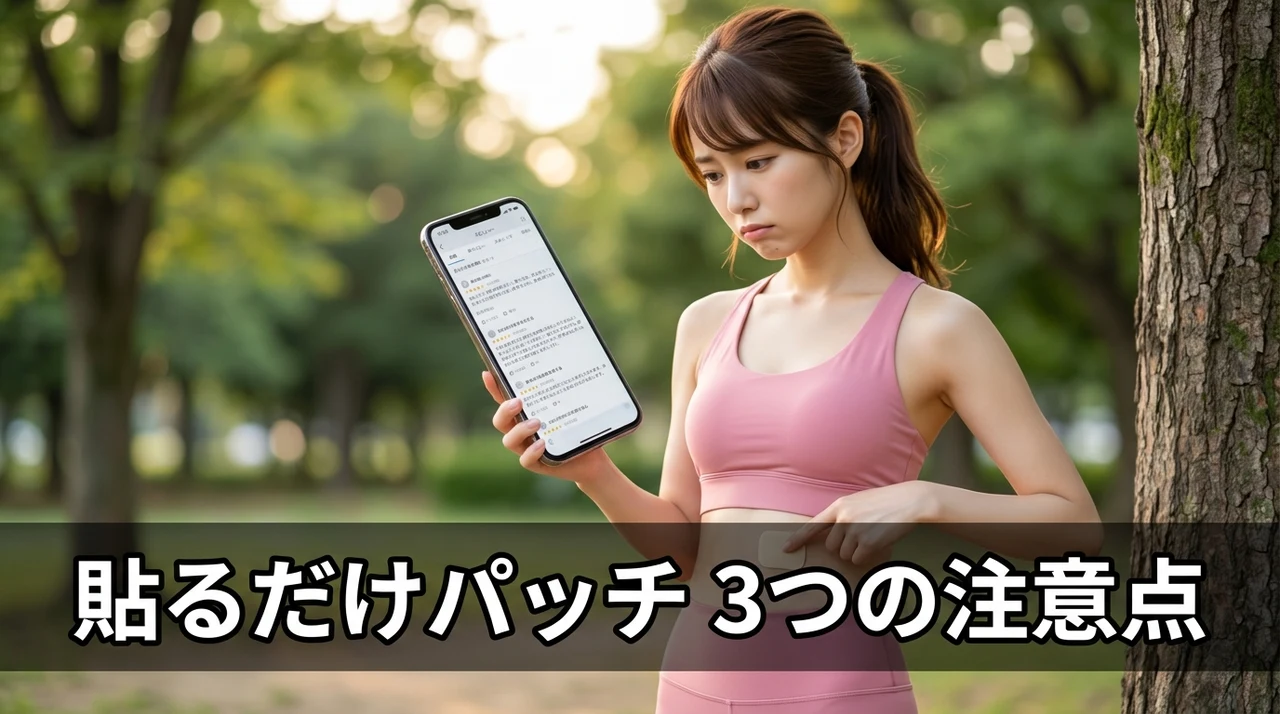 ダイエットパッチを使うデメリット3つ