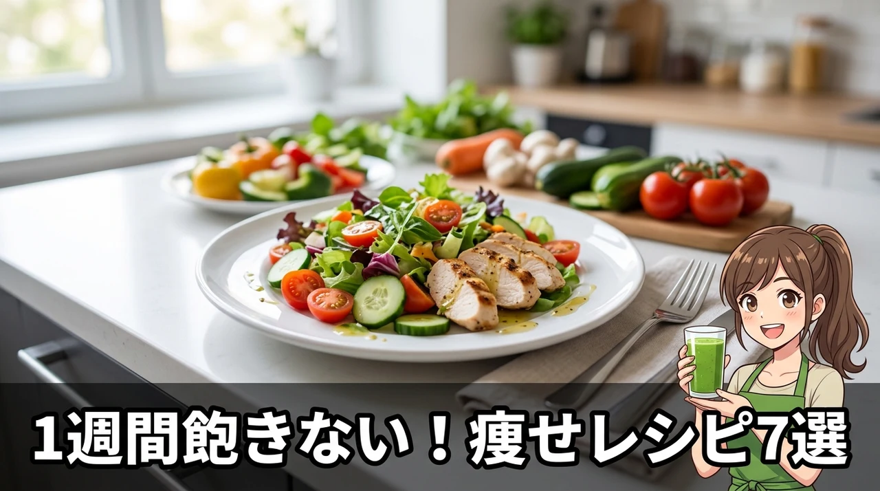 飽きずに痩せる1週間の日替わりレシピ7選