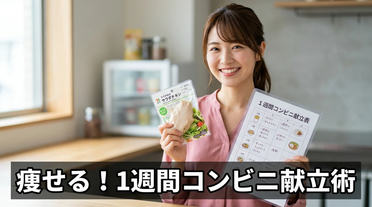 コンビニで1週間ダイエットメニューを組むコツ