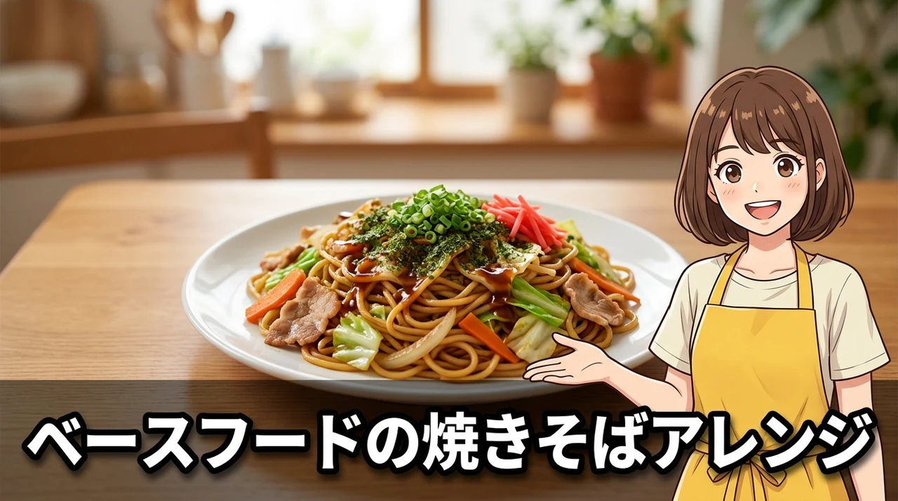 ベースフードの焼きそばアレンジで美味しく食べるコツ