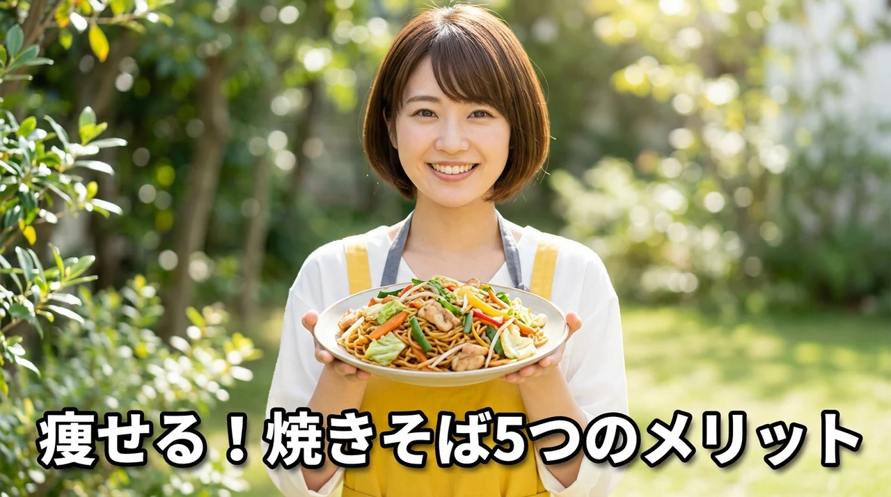 焼きそばで健康的にやせるメリット5つ