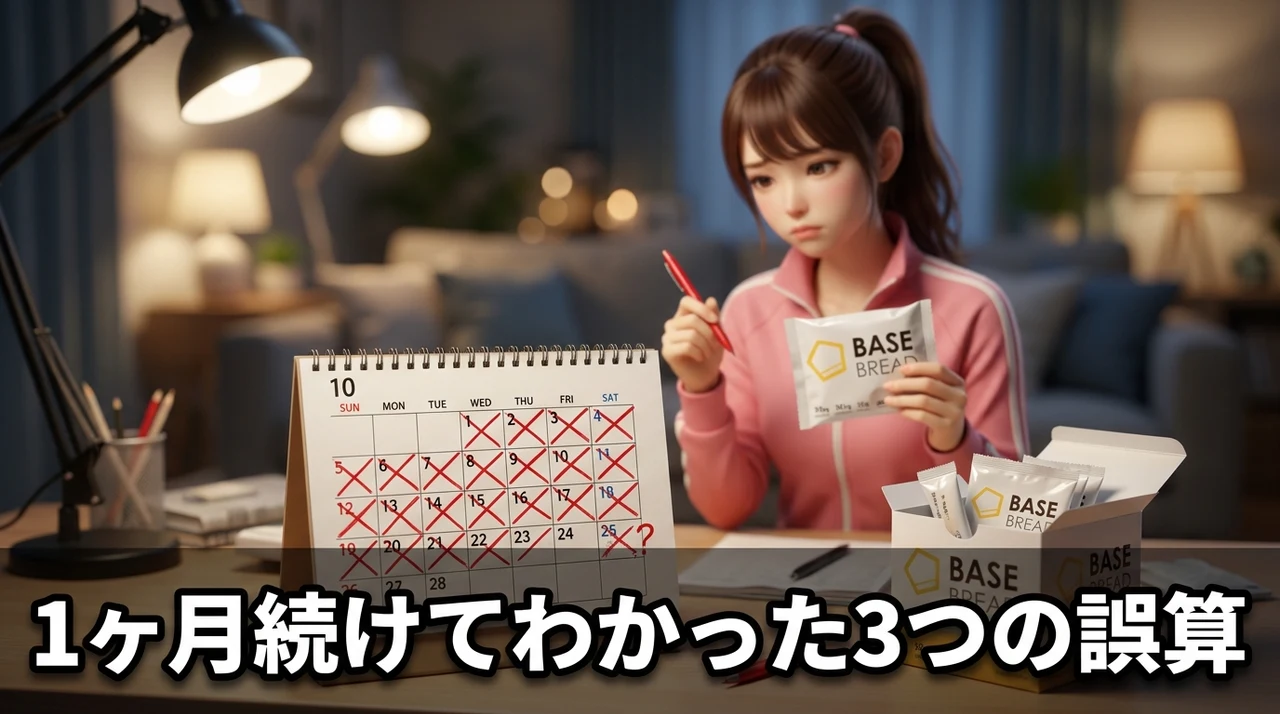 一 ヶ月 継続で感じたデメリット3つ