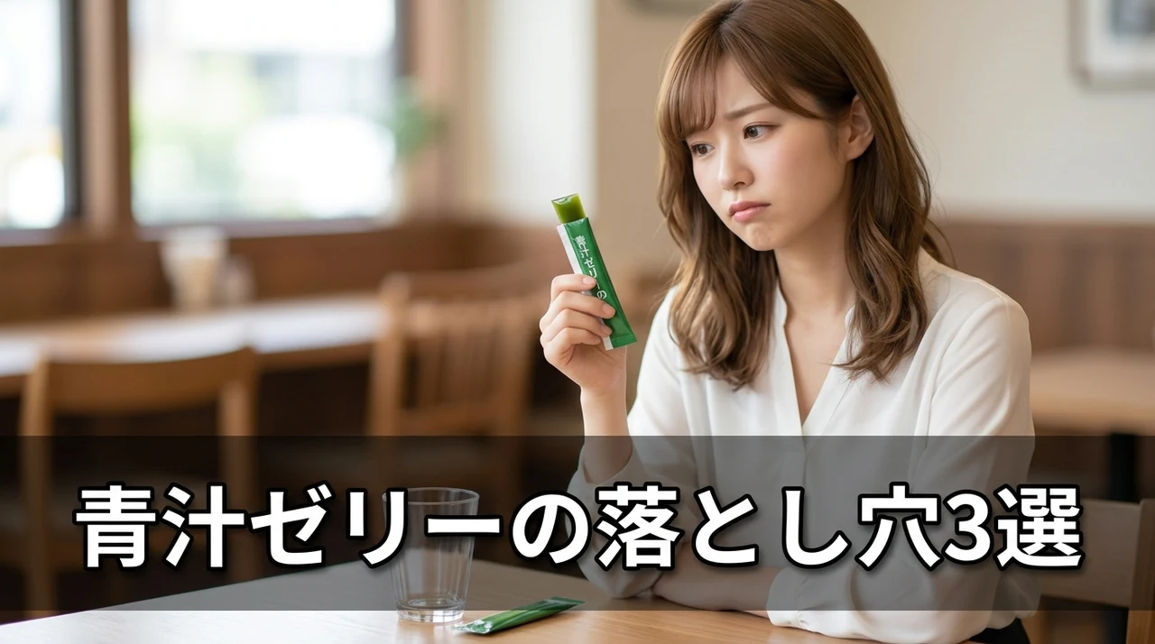 青汁ゼリーを摂取するデメリット3選