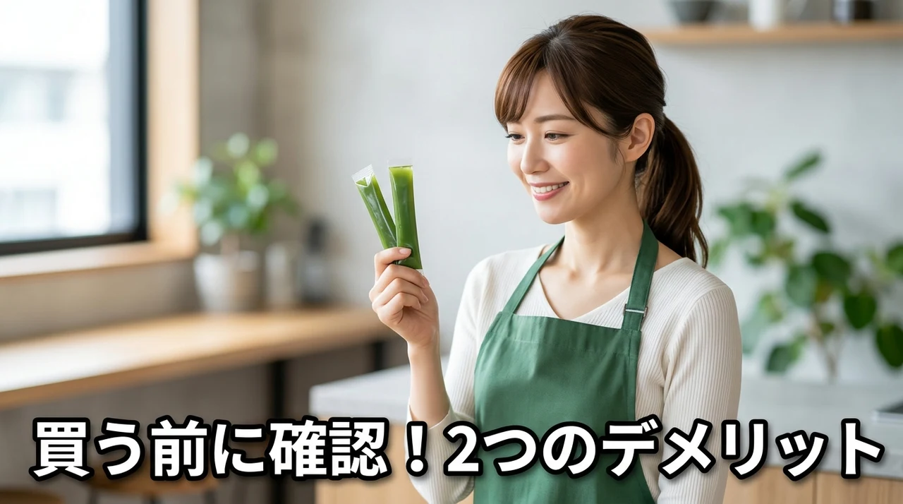 やずや青汁ゼリーのデメリット2つ
