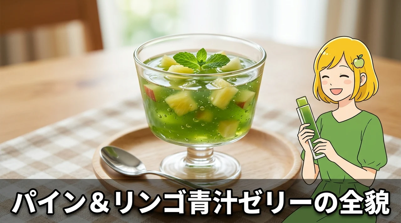 パインとリンゴの青汁ゼリーの基本情報と特徴