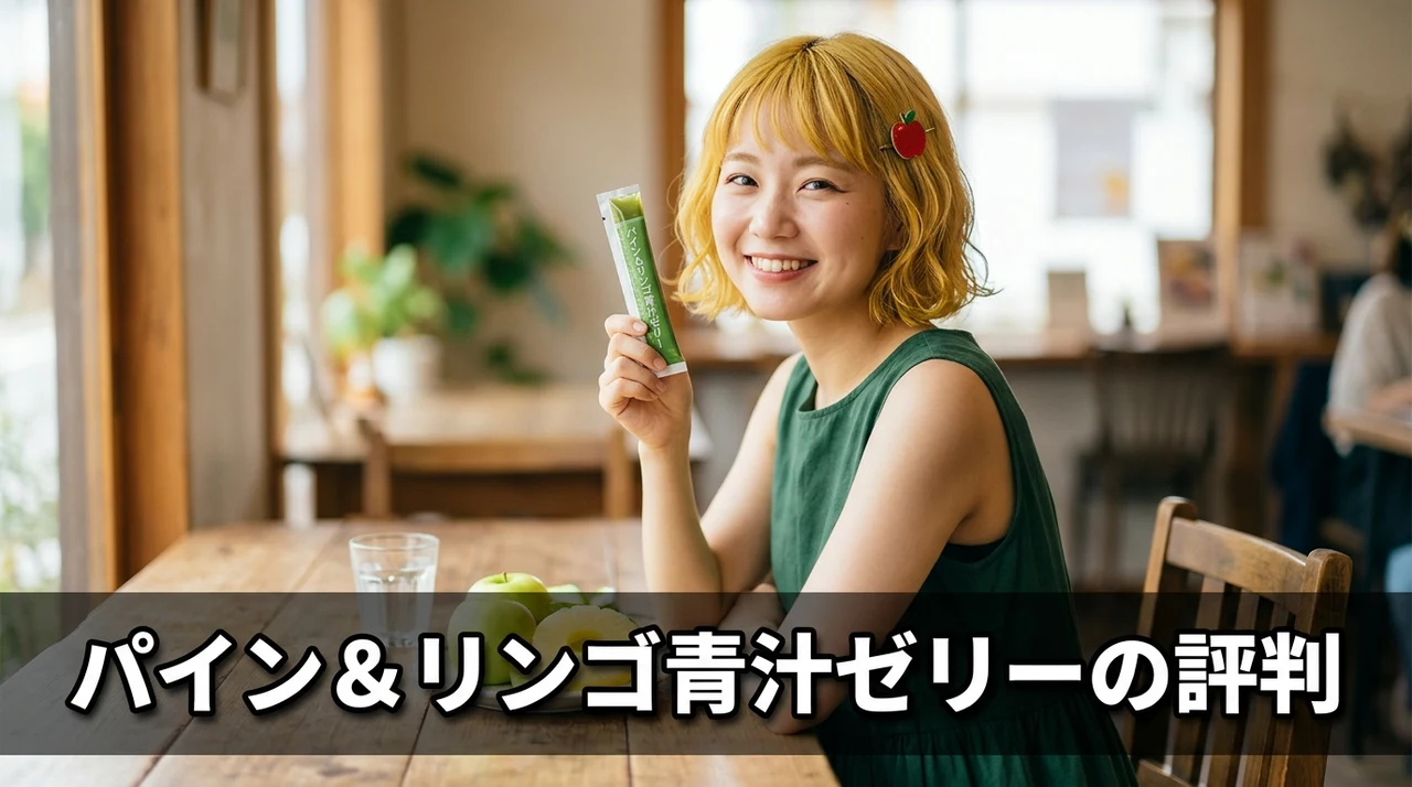 パインとリンゴの青汁ゼリーの口コミ・評判