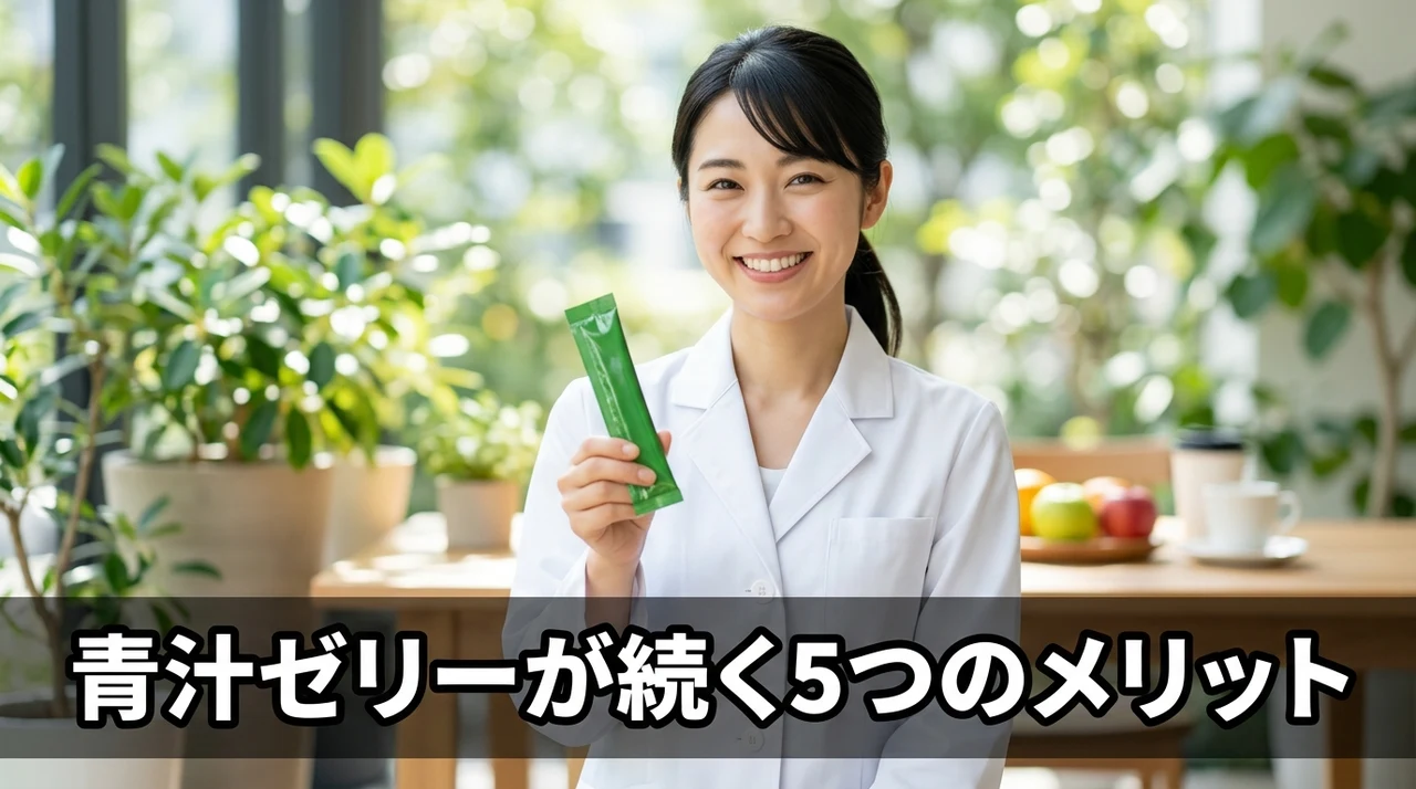 習慣化しやすい青汁ゼリーのメリット5つ