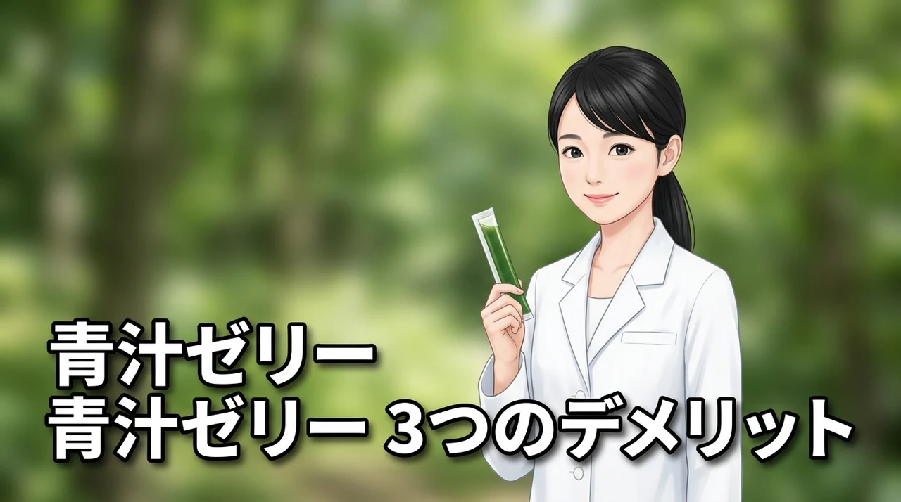 利用前に確認したい青汁ゼリーのデメリット3つ